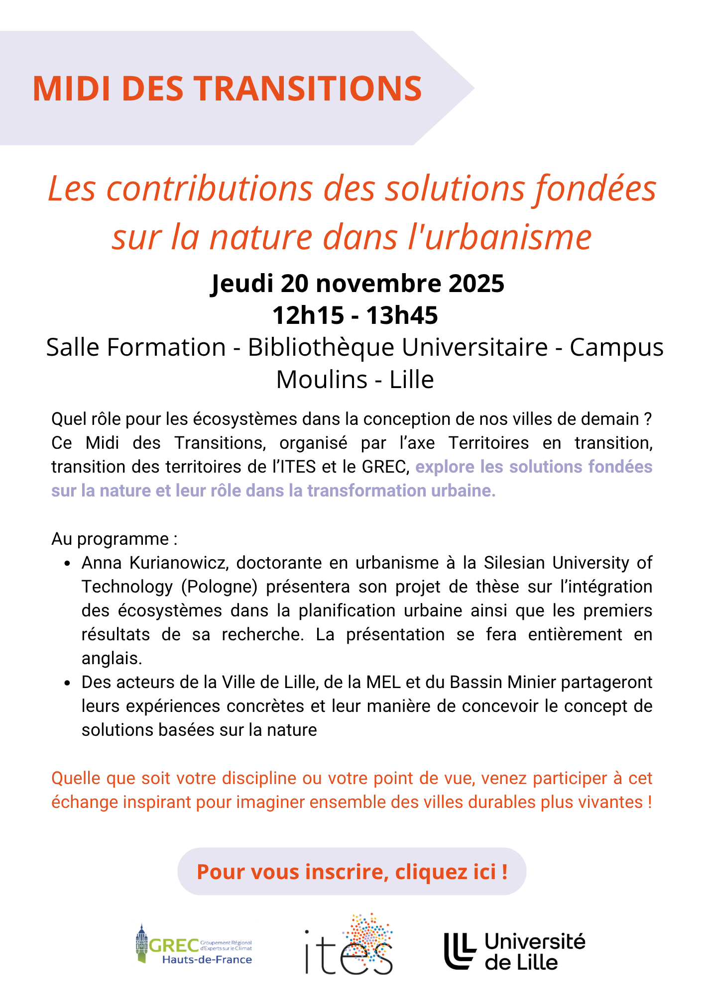 Midi des Transitions ITES GREC Territoires
